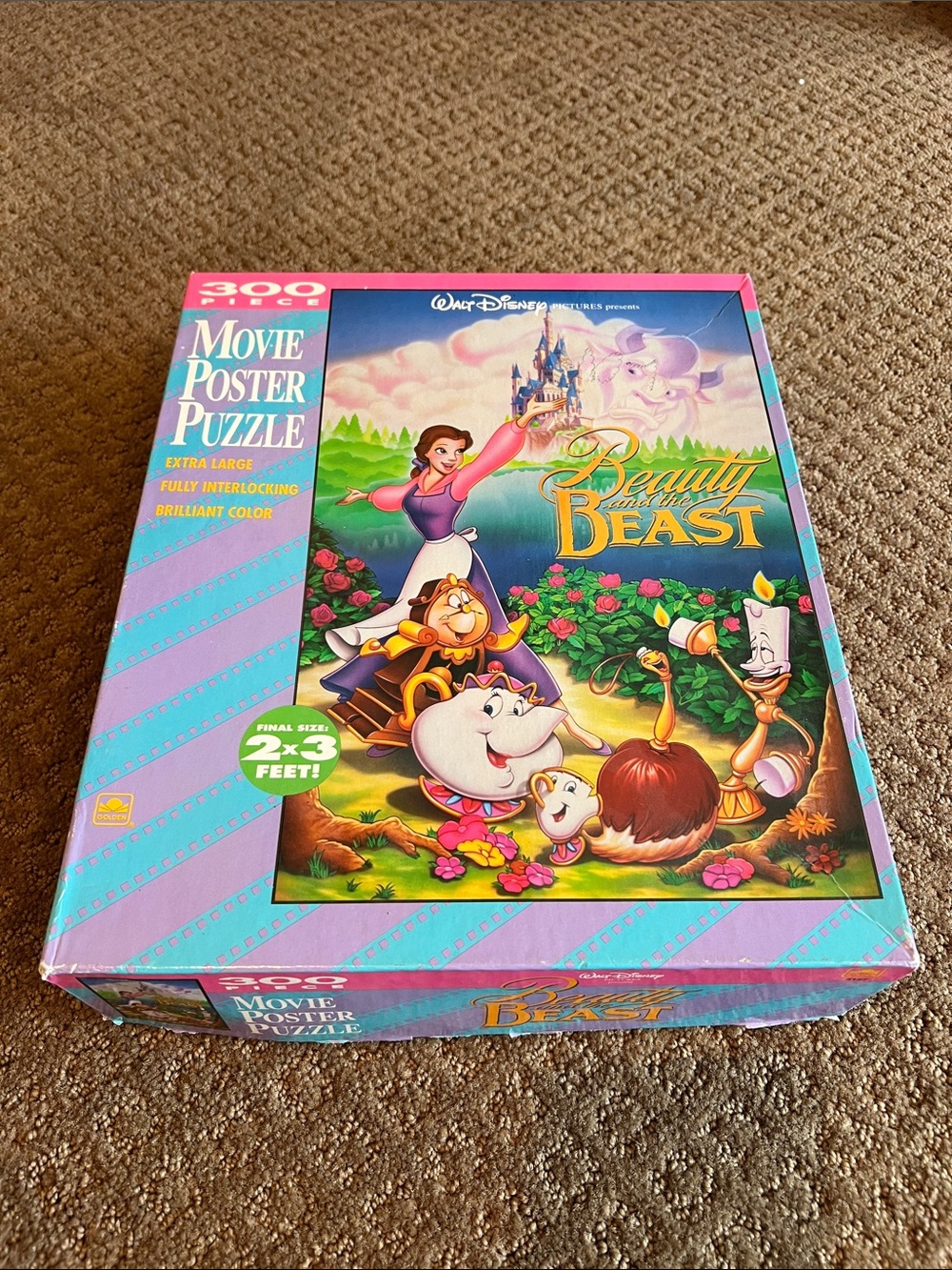 Vintage Beauty and the Beast Disney Puzzle